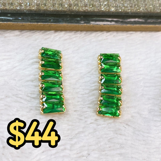 Arete de Chapa de Oro COA2021-5