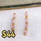 Arete de Chapa de Oro COA2020-6