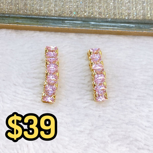 Arete de Chapa de Oro COA2024-4