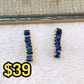 Arete de Chapa de Oro COA2024-5