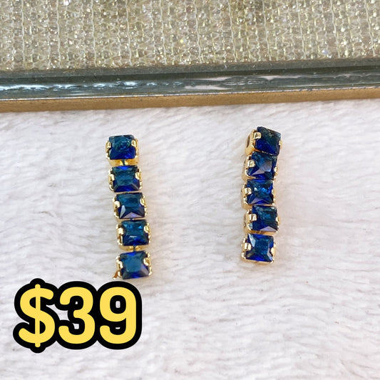Arete de Chapa de Oro COA2024-5