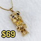 Collar de Chapa de Oro CC2198-1
