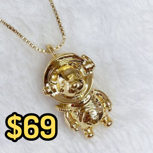 Collar de Chapa de Oro CC2197-1