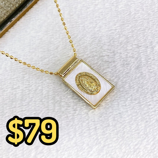 Collar de Chapa de Oro CC2207-1