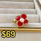 Anillo de Chapa de Oro Giratorio Ajustable ACO1434-1