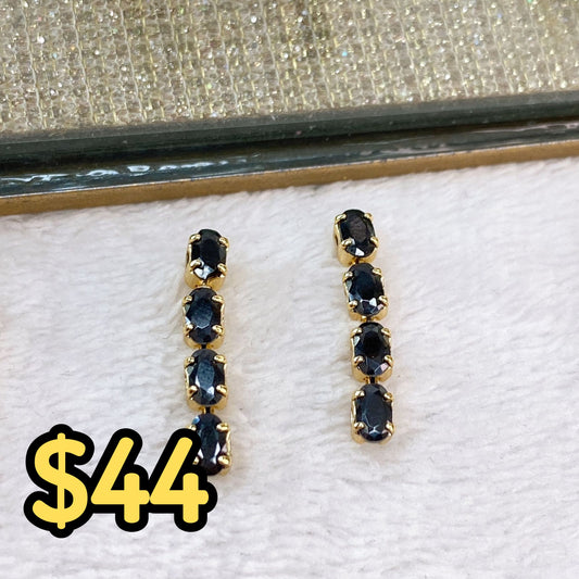 Arete de Chapa de Oro COA2028-1