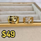 Simulador o Ear Cuff de Chapa de Oro COA2032-1