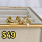 Simulador o Ear Cuff de Chapa de Oro COA2030-1