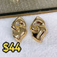 Arete de Chapa de Oro COA2042-1