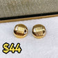 Arete de Chapa de Oro COA2039-1