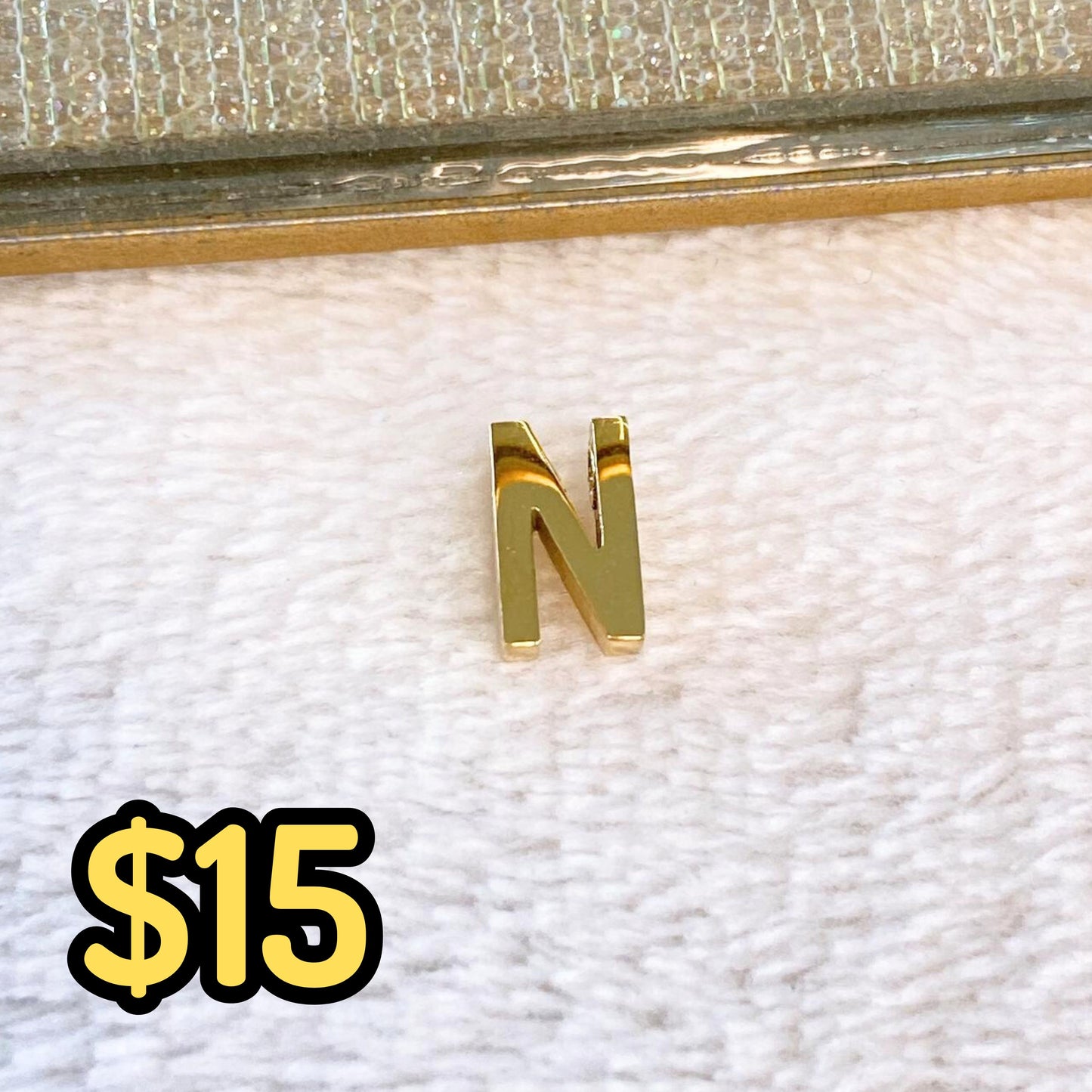 Dije de Acero Inoxidable para Collar CAI2666-N