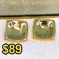 Arete de Chapa de Oro COA2052-1