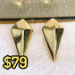 Arete de Chapa de Oro COA2053-1