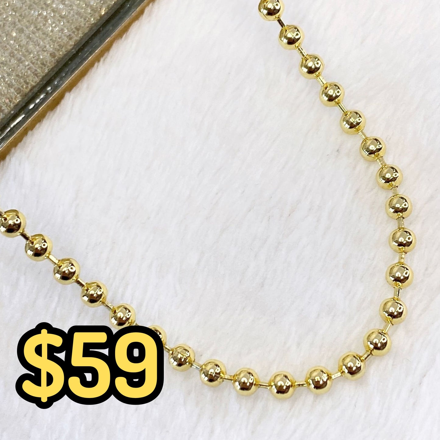 Collar de Chapa de Oro CC2212-1