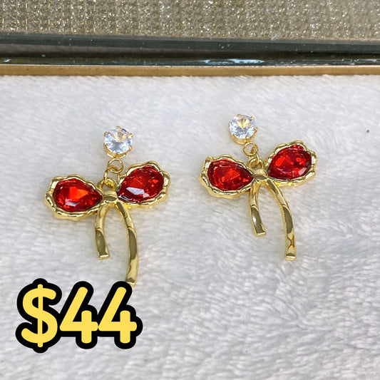 Arete de Chapa de Oro COA2065-3