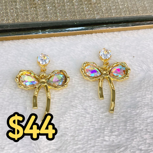 Arete de Chapa de Oro COA2065-6