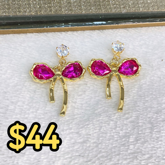 Arete de Chapa de Oro COA2065-5