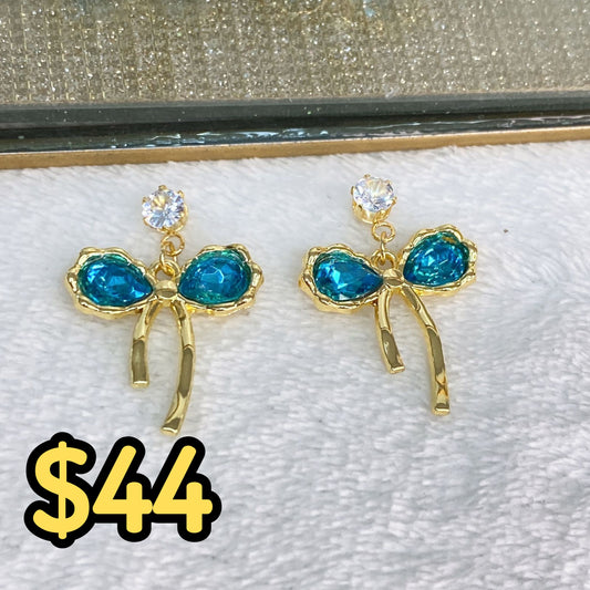 Arete de Chapa de Oro COA2065-2
