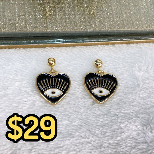 Arete de Chapa de Oro COA2067-1