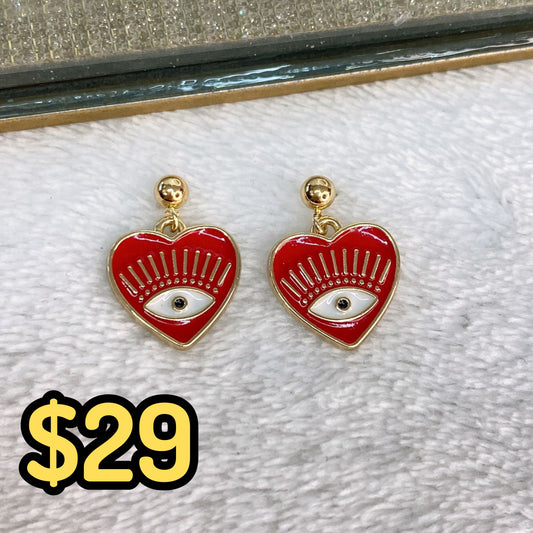 Arete de Chapa de Oro COA2067-2