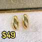 Arete de Chapa de Oro COA2062-1