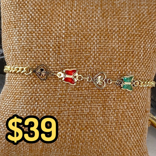 Pulsera de Chapa de Oro COP1600-1