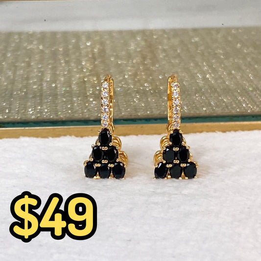 Arete de Chapa de Oro COA2100-2