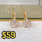 Arete de Chapa de Oro COA2097-1
