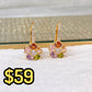 Arete de Chapa de Oro COA2099-1