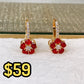 Arete de Chapa de Oro COA2099-2