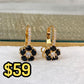 Arete de Chapa de Oro COA2099-3