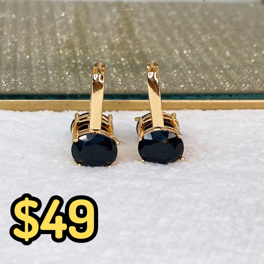 Arete de Chapa de Oro COA2095-2