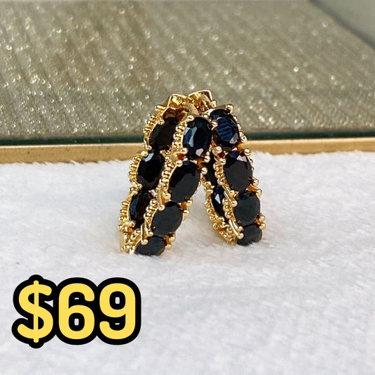 Arete de Chapa de Oro COA2089-2