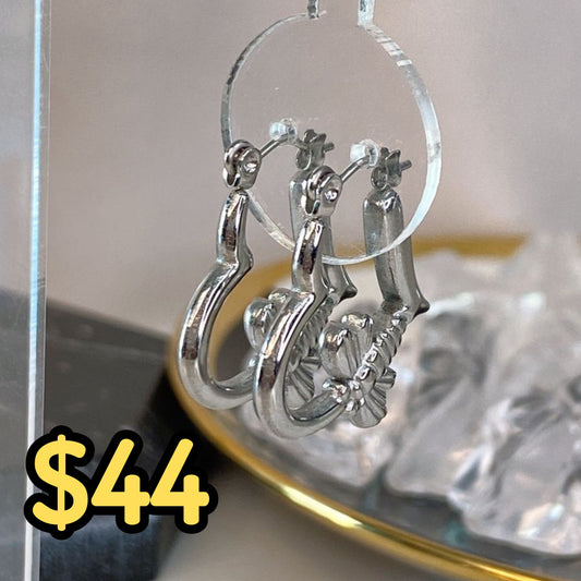 Arracadas de Acero Inoxidable AAI1954-2