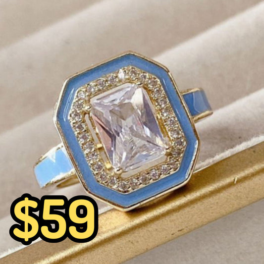Anillo de Chapa de Oro Ajustable ACO1438-2