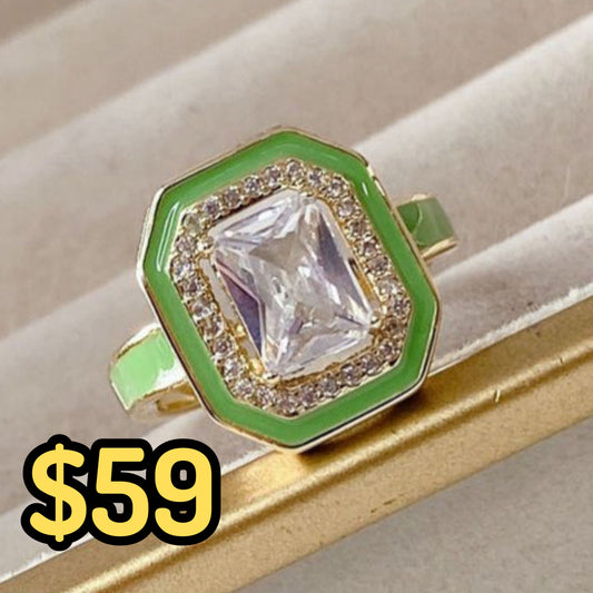Anillo de Chapa de Oro Ajustable ACO1438-3