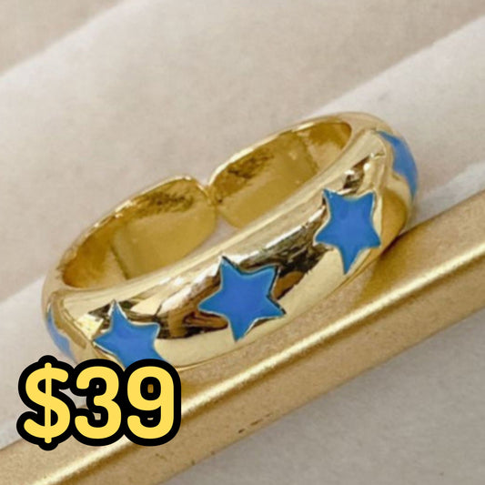 Anillo de Chapa de Oro Ajustable ACO1441-1