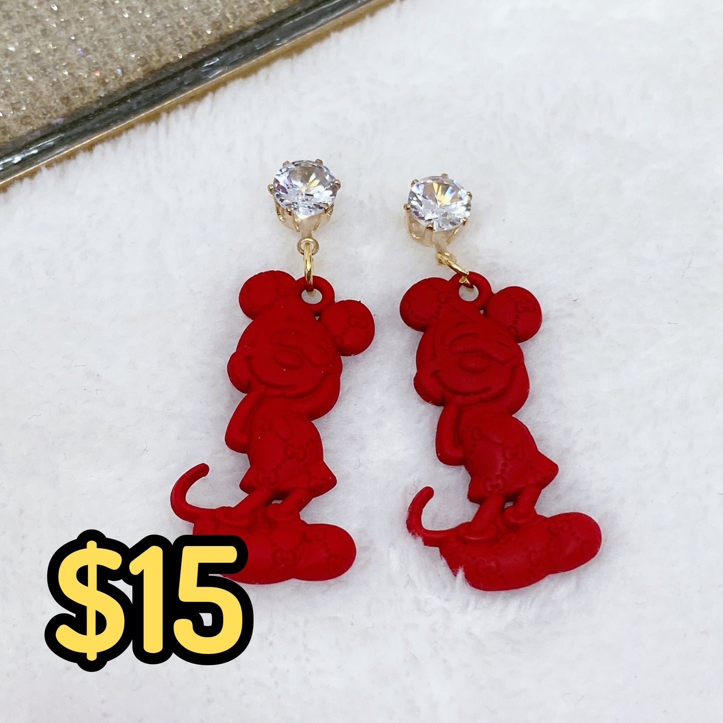 Arete de Chapa de Oro COA2124-2