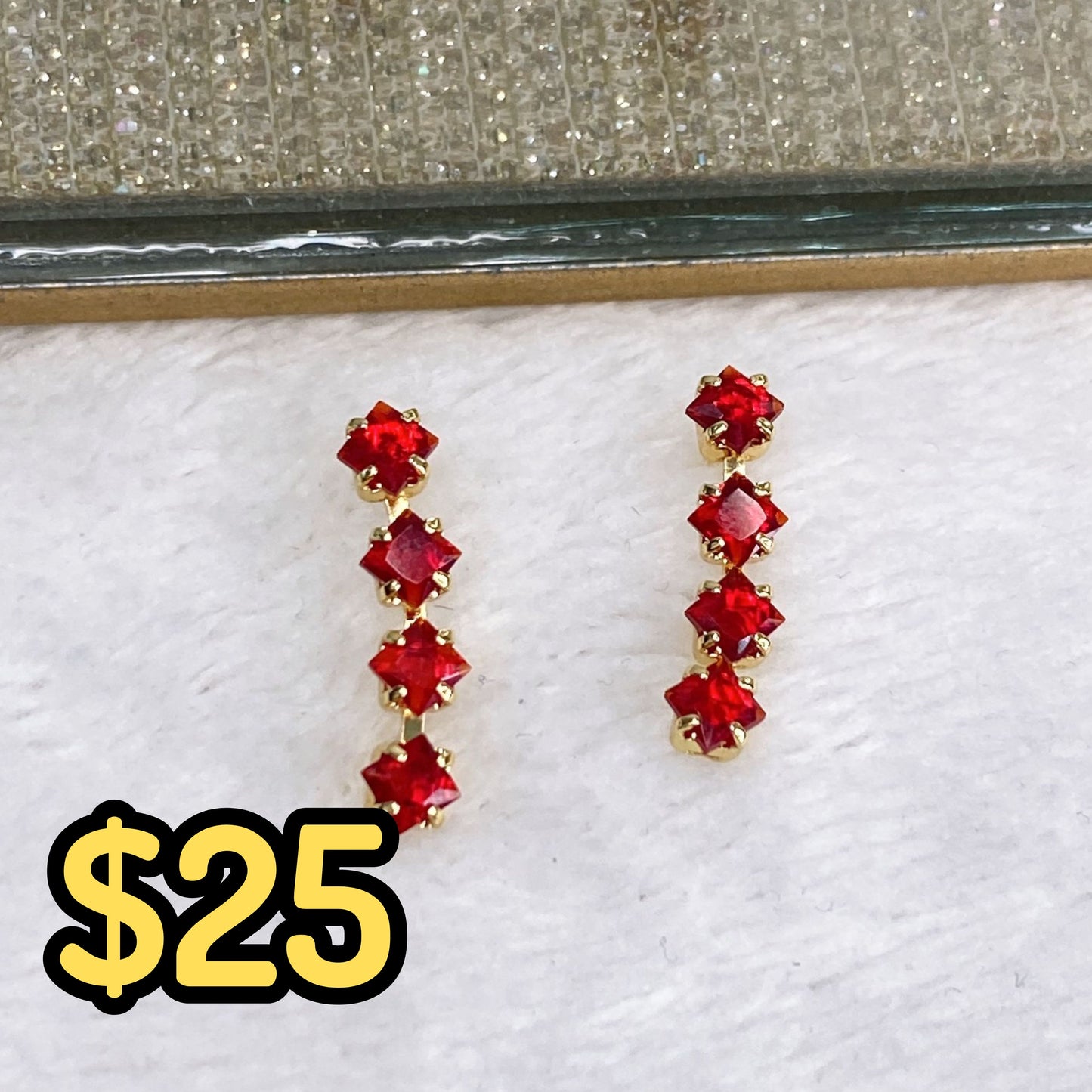 Arete de Chapa de Oro COA2137-4