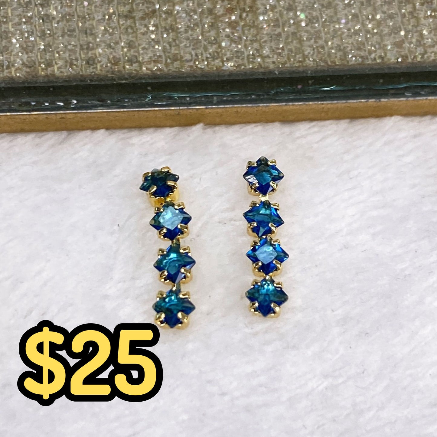 Arete de Chapa de Oro COA2137-7