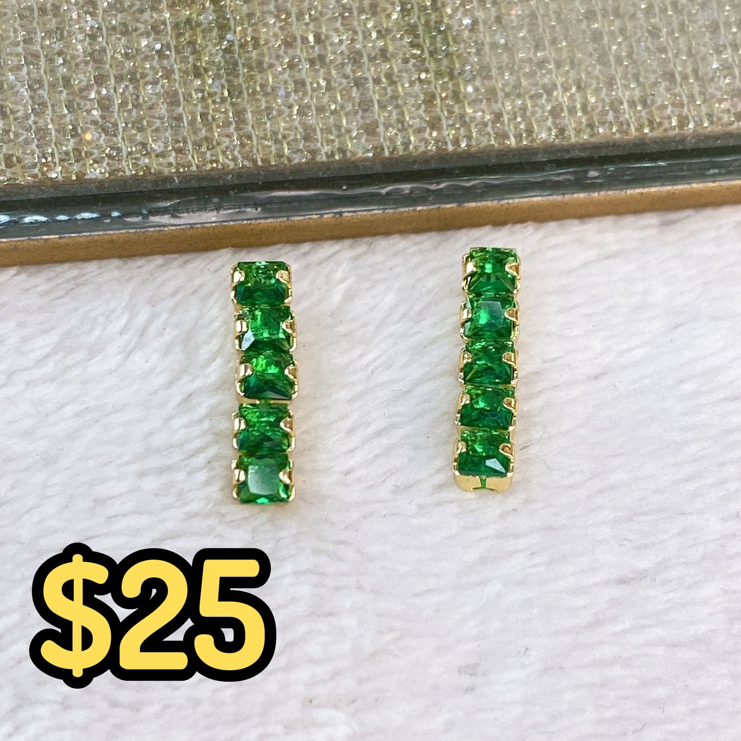 Arete de Chapa de Oro COA2142-3