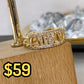 Anillo Chapa de Oro Ajustable ACO1463-1