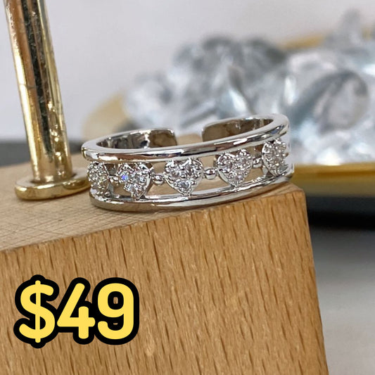 Anillo Chapa de Oro Ajustable ACO1465-2