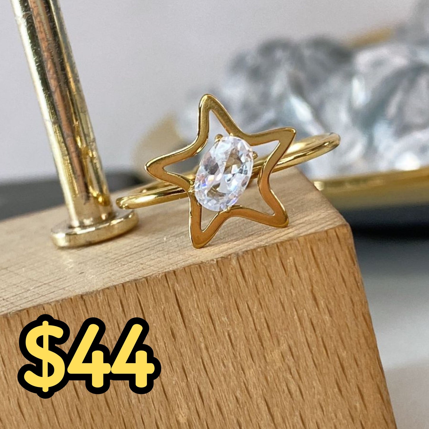 Anillo de Acero Inoxidable Ajustable RAI1042-1