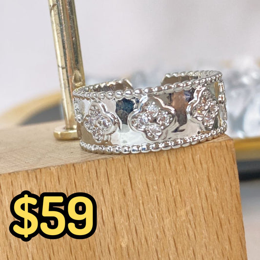 Anillo Chapa de Oro Ajustable ACO1474-2