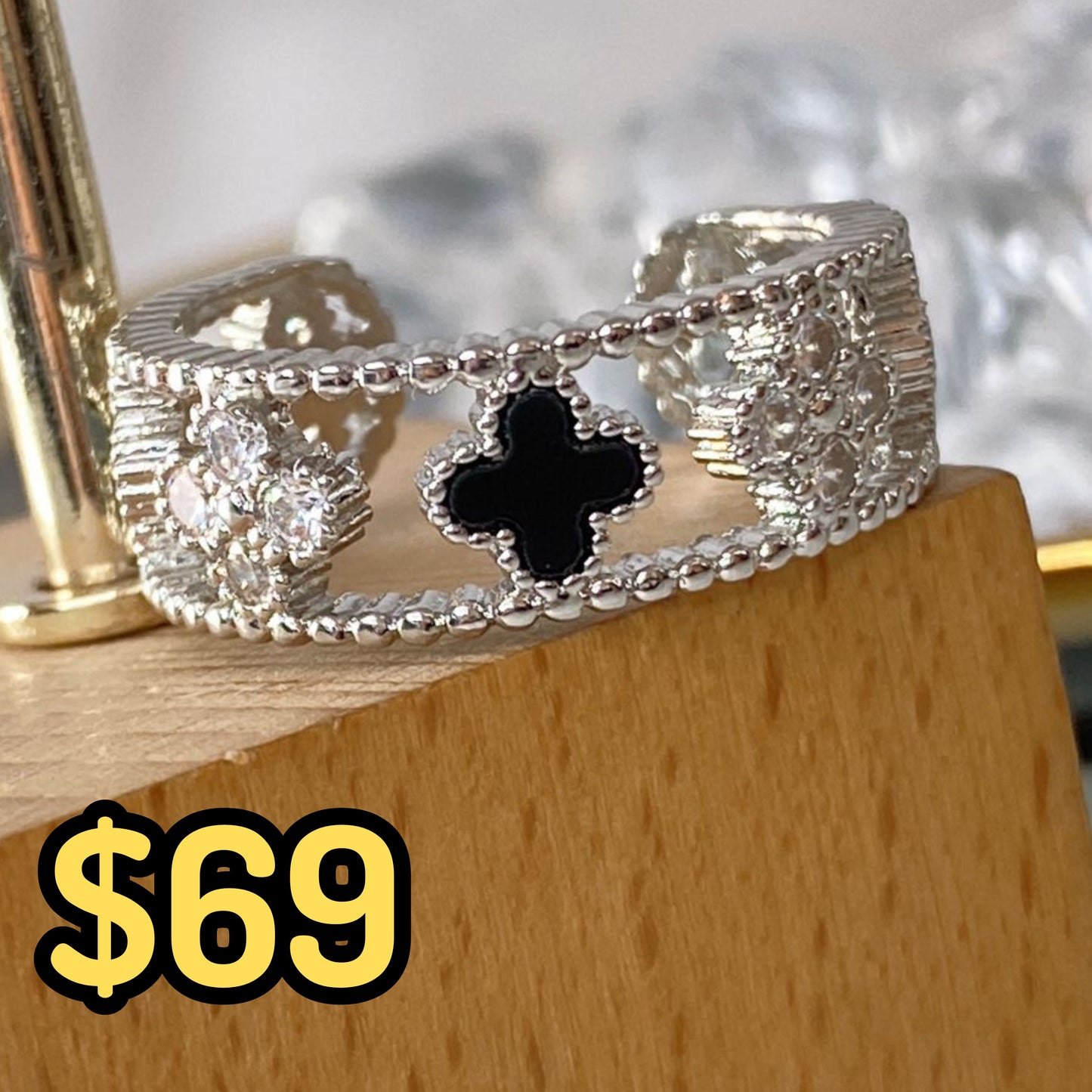 Anillo Chapa de Oro Ajustable ACO1479-2