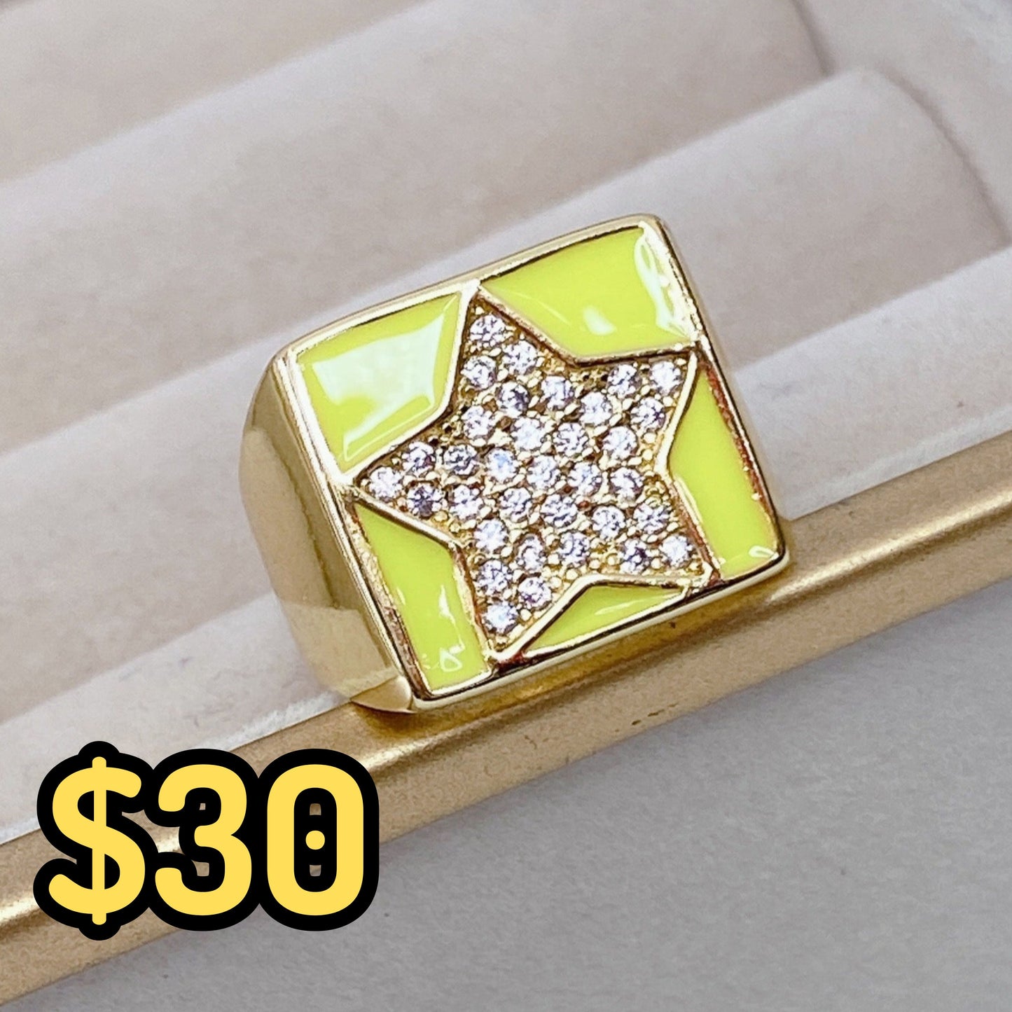 Anillo Chapa de Oro Ajustable ACO1485-2