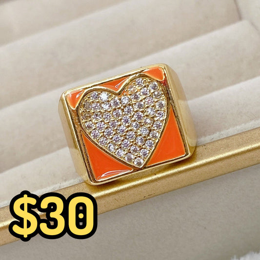 Anillo de Chapa de Oro Ajustable ACO1486-1