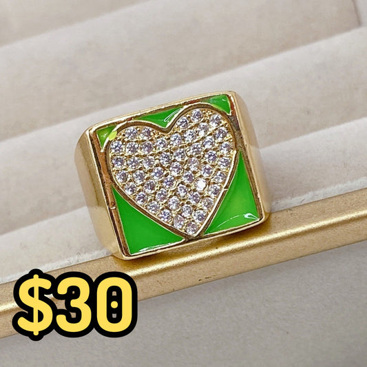 Anillo de Chapa de Oro Ajustable ACO1486-2