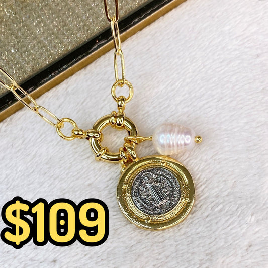 Collar de Chapa de Oro CC2254-1